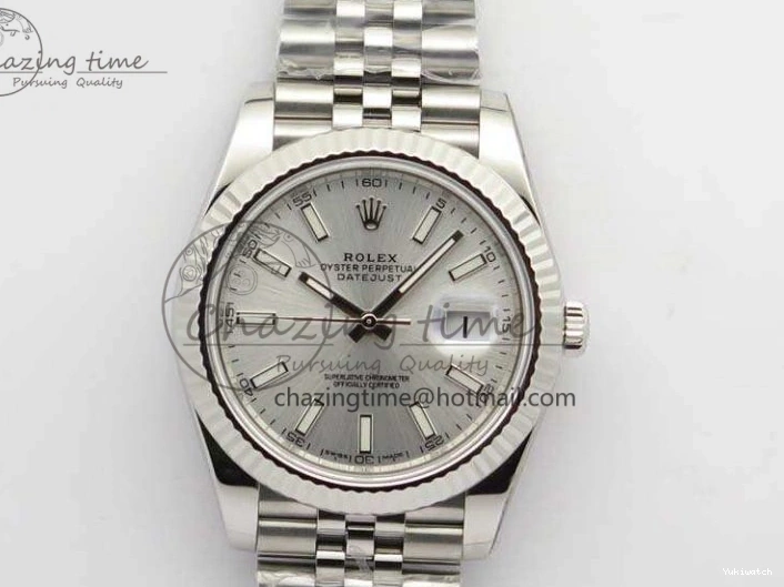 Noob Stick DateJust SS 1:1 Markers Best Bracelet Silver Jubilee A3235 On Edition 228238 Dial 1225